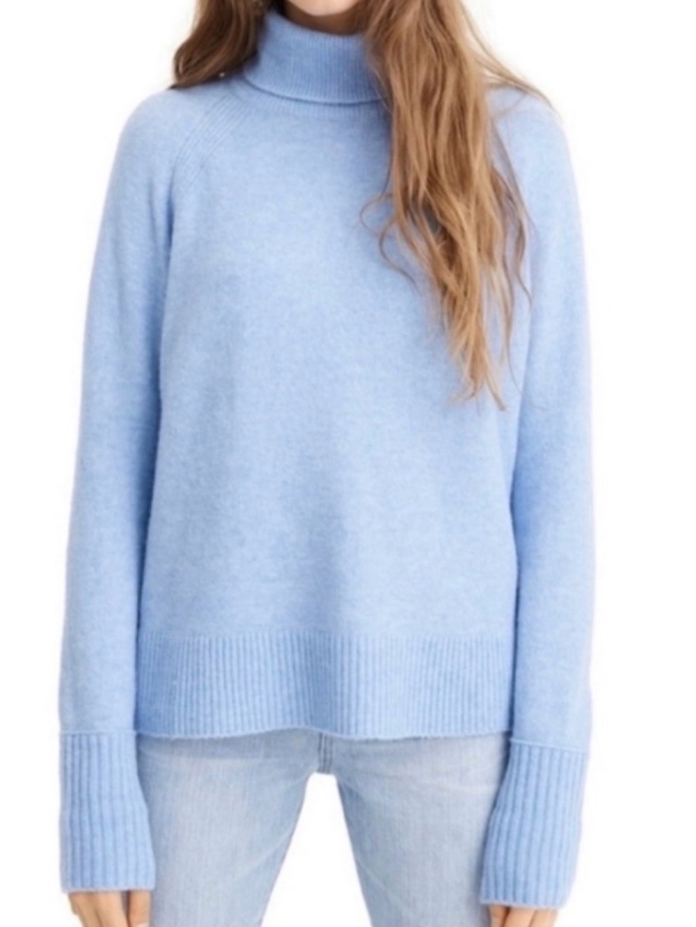 J. Crew Turtleneck Super Soft Yarn Sweater wool / alpaca blend size S